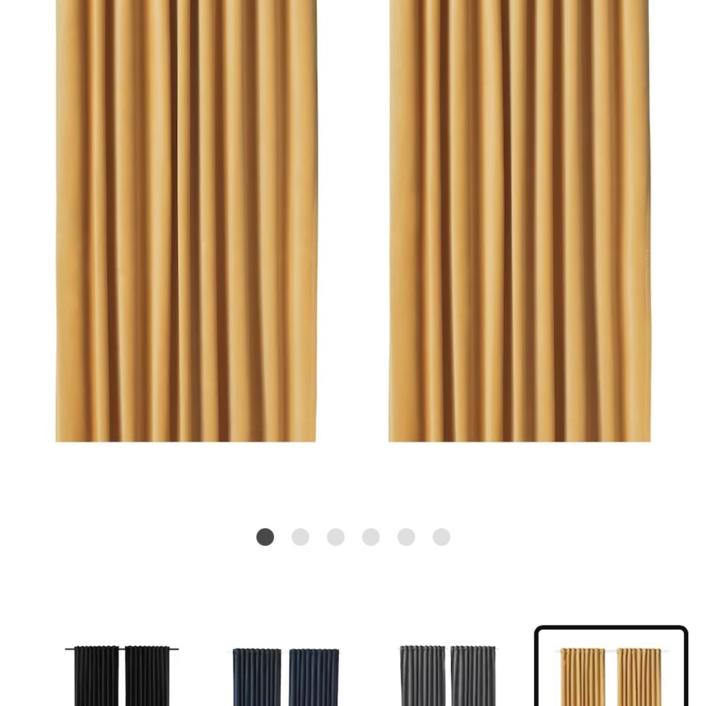 One panel Ikea drape